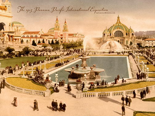 1915 worlds fair postcard