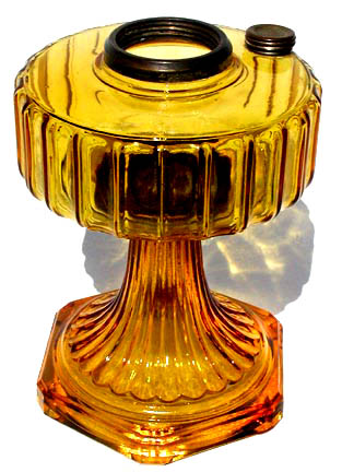 Aladdin glass lamp