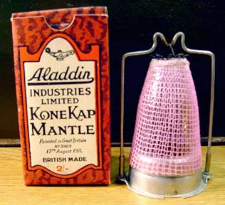 Aladdin UK KoneKap mantle and box