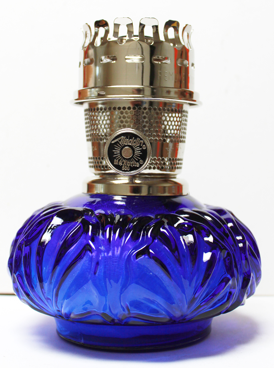 Cobalt blue Aladdin Genie II lamp