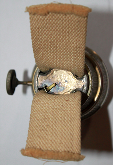 Bottom of model 2 Beacon burner showing the wick