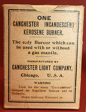 Canchester burner box